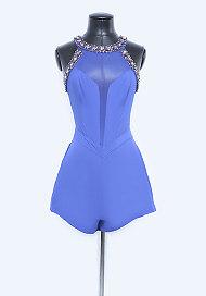 Bebe Jewel Collar Romper