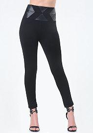 Bebe Chevron Waist Leggings
