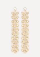 Bebe Crystal Florette Earrings