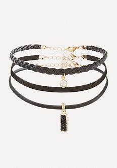 Bebe Charm Choker Set