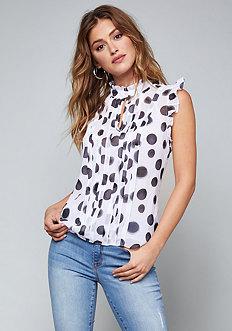 Bebe Romantic Ruffled Top
