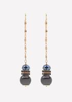 Bebe Beaded Drop Earrings