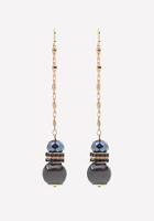 Bebe Beaded Drop Earrings