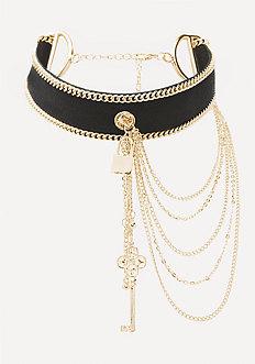 Bebe Swag Chain Choker