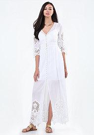 Bebe Camilla Lace Maxi Dress