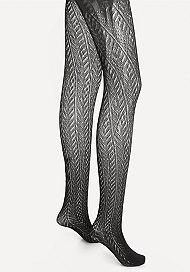 Bebe Chevron Pattern Tights
