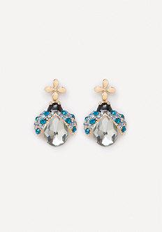 Bebe Ladybug Drop Earrings