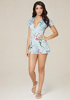 Bebe Ruffled Romper