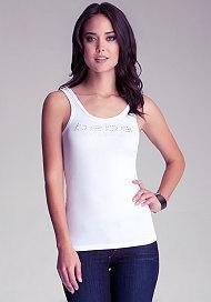 Bebe Logo Vegas Tank