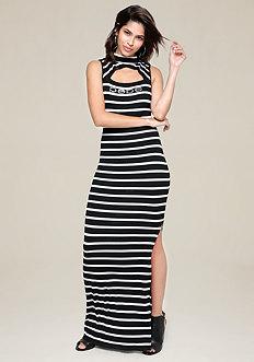 Bebe Logo Penelope Maxi Dress
