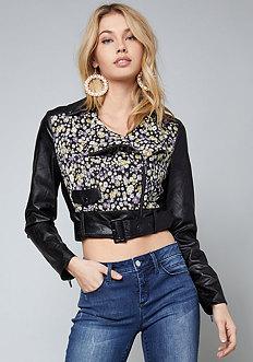 Bebe Alaura Faux Leather Jacket