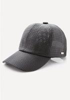 Bebe Perforated Faux Leather Cap