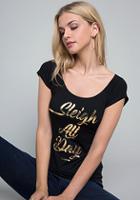 Bebe Logo Sleigh All Day Tee