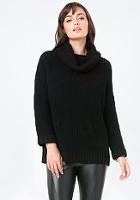 Bebe Cowl Neck Pullover Sweater
