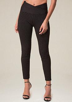 Bebe Sandy Pinstripe Leggings