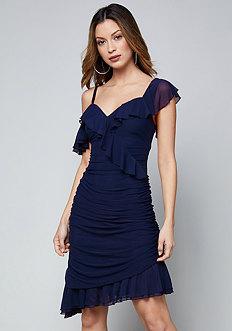 Bebe Lisa Ruched Dress