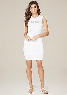 Bebe Colette Pointelle Dress