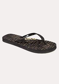 Bebe Eva Logo Low Flip Flops