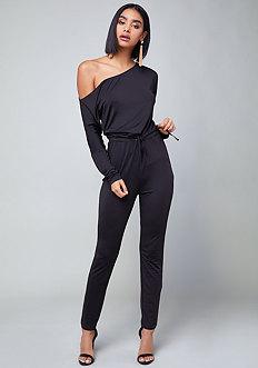 Bebe Jersey Jumpsuit