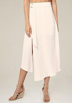 Bebe Side Ring Tie Skirt