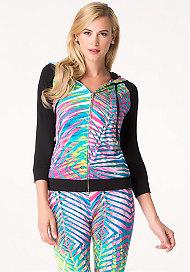 Bebe Logo Print Hoodie