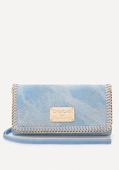 Bebe Gianna Denim Wristlet