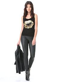Bebe Logo Kiss Me Tank Top