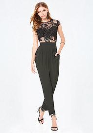 Bebe Madison Lace Jumpsuit