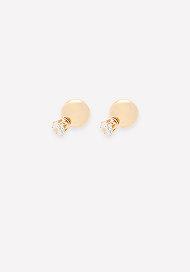 Bebe Front-back Ball Earrings