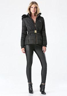 Bebe Logo Puffer Jacket