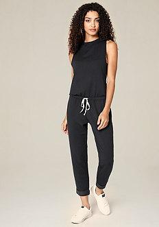 Bebe Luxe Drawstring Jumpsuit