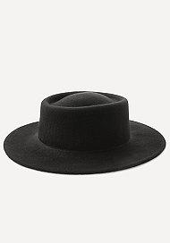 Bebe Felt Boater Hat