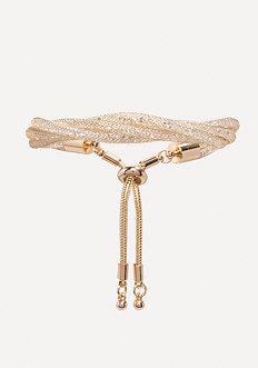 Bebe Mesh Twist Bracelet