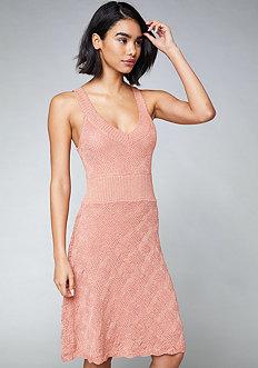 Bebe Leona Lace Up Dress