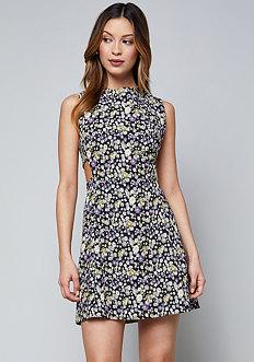 Bebe Back Zip Cutout Dress