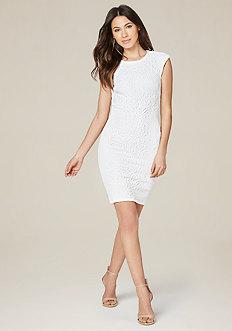 Bebe Tiffany Jacquard Dress