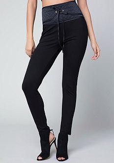 Bebe Sateen Boudoir Leggings