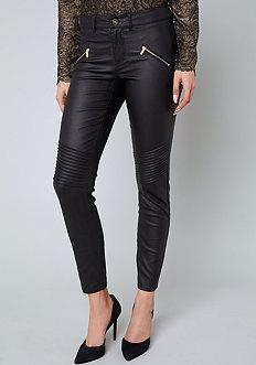Bebe Coated Zip Pants