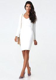 Bebe Mila Inset Waist Dress