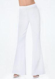 Bebe Sarah Twill Flare Leg Pants