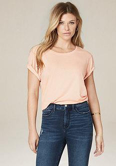 Bebe Cotton Crewneck Tee