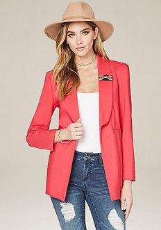 Bebe Bow Pin Jacket