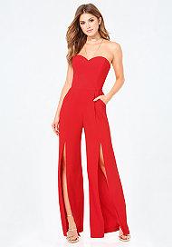Bebe Strapless Jumpsuit