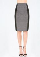 Bebe Chanice Faux Suede Skirt