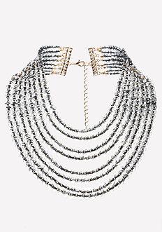 Bebe Beaded Waterfall Necklace