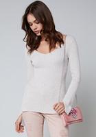 Bebe Kiara Back Lace Up Sweater
