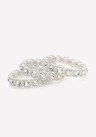 Bebe Glam Stretch Bracelet Set