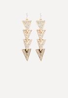 Bebe Multi-triangle Earrings