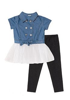 Bebe Dress & Leggings Set