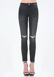 Bebe High Heartbreaker Jeans